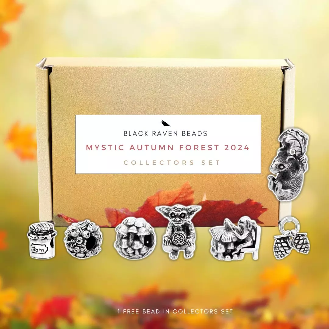 Mystic Autumn Forest 2024 collection of charm beads for bracelets