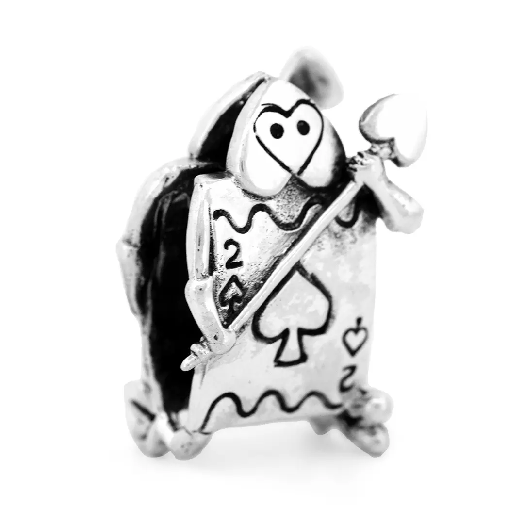 Card Soldier Charm Bead