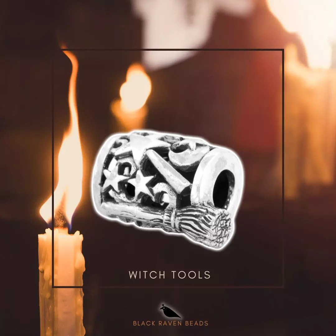 Witch tools Charm Bead