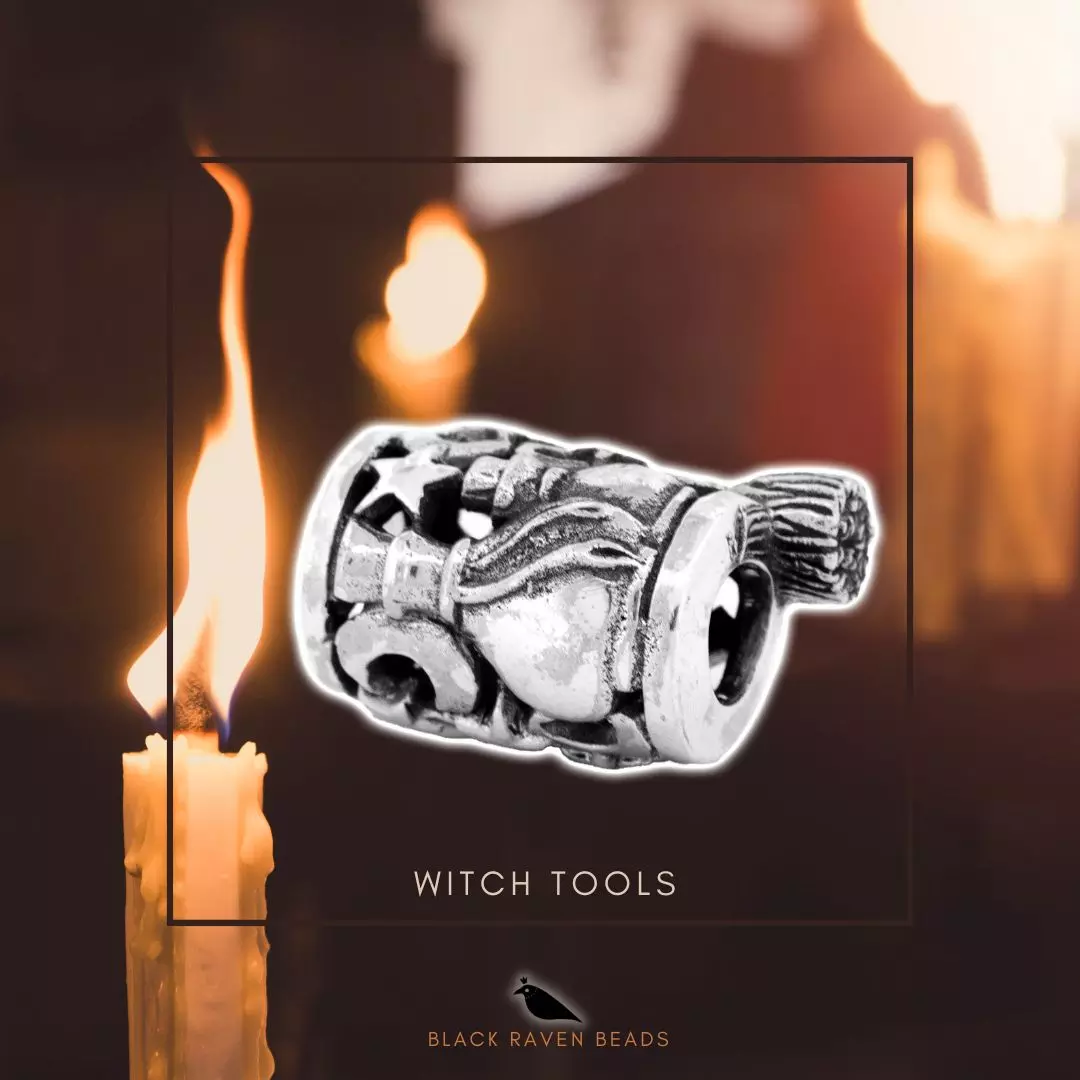 Witch tools Charm Bead