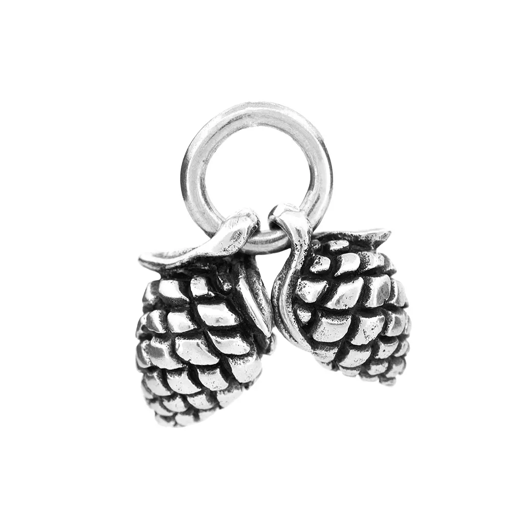 Pinecones Charm Bead