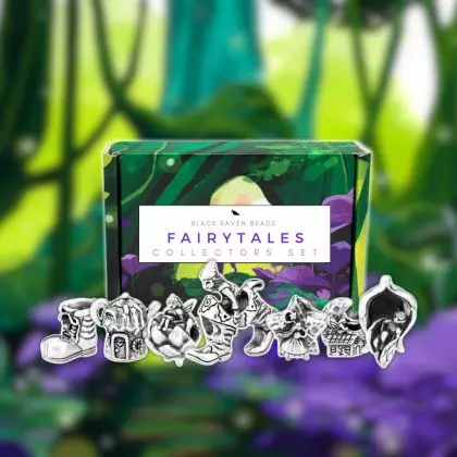 Fairytales silver beads collectors set