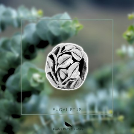 Eucalyptus charm bead
